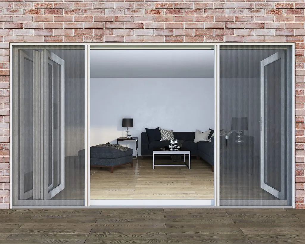 Pleated Double Fly Screens