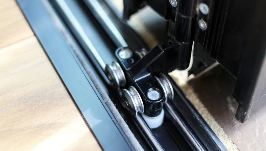 Precision Hardware Components and Track System for Aluminum Bi-Folding Doors