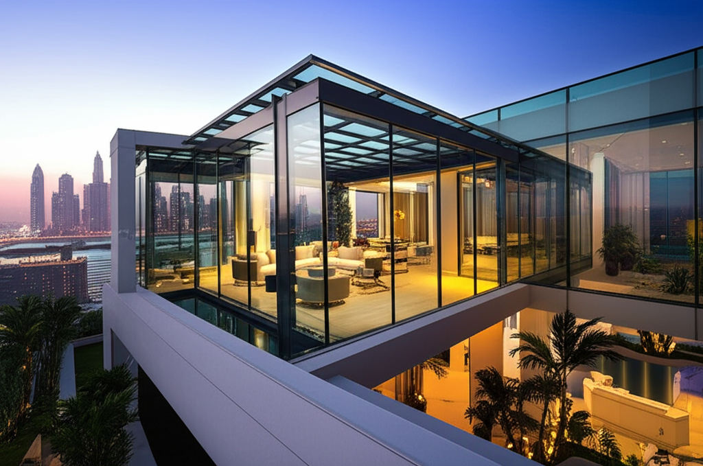 Luxury Glass Rooms in Dubai by Makfold