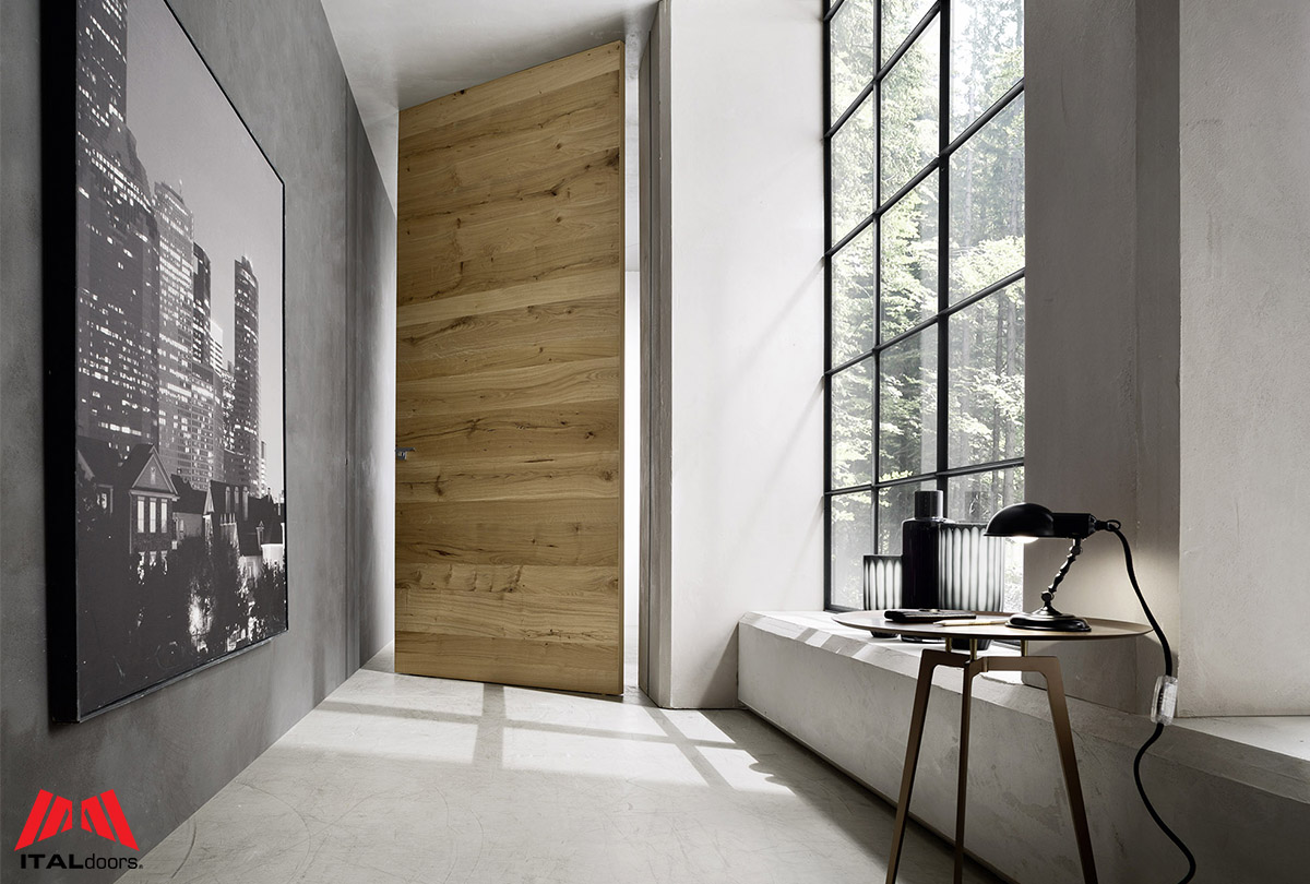 Pivot aluminium door detail