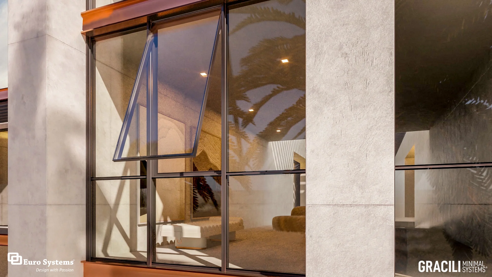 Minimal sliding system cross-section 3
